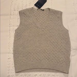Brandy Melville Gray Sweater Vest